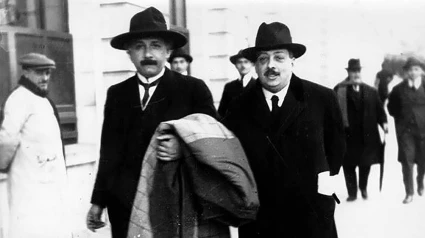 Blas Cabrera y Albert Einstein