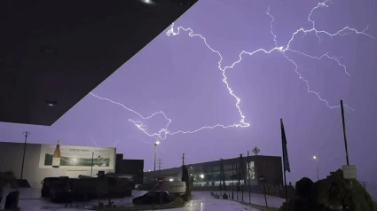 Tormenta eléctrica esta madrugada en el sur de Galicia.