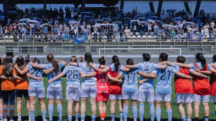 As Celtas, celebrando el triunfo en A Madroa que les permite depender de sí mismas