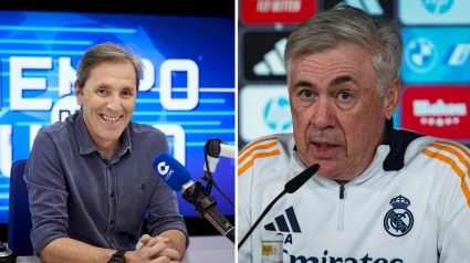 Paco González y Carlo Ancelotti