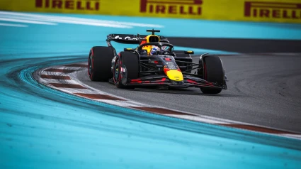 Verstappen durante la calificación del GP de Miami de Fórmula 1