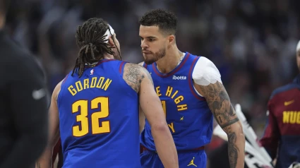 Michael Portery Aaron Gordon celebran el pase a las semifinales del Oeste.
