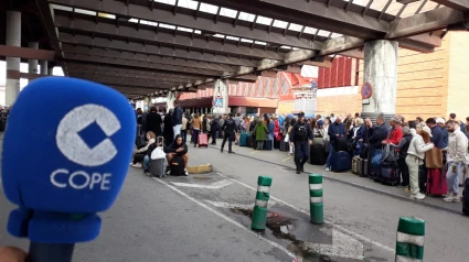 COPE en la estación de Atocha de Madrid con el caos ferroviario