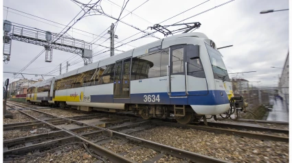Imagen de archivo de un tren de cercanías