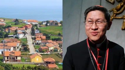 Tagle y el cardenal Luis Antonio Tagle