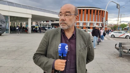Ángel Expósito durante el videoblog