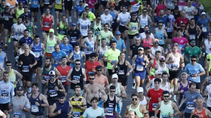 Un joven atleta se pone a prueba en el maratón de Madrid y, al terminar, hace historia por este motivo: "Era casi impensable"