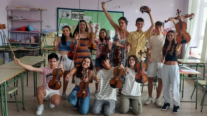Participantes en el Curso Nacional de Música de Verano y Ciclo de Conciertos de Soto del Barco