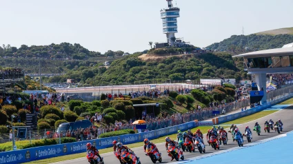 Salida de una carrera n el Gran Premio de España