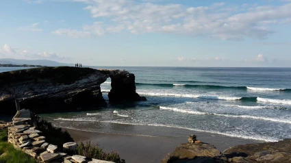 Playa de As Catedrais, en Ribadeo