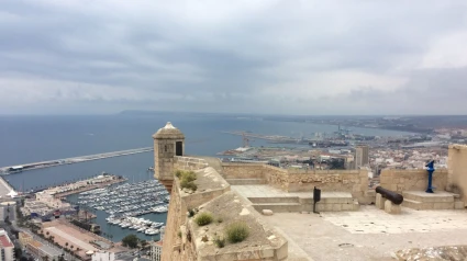 Lluvia en Alicante.