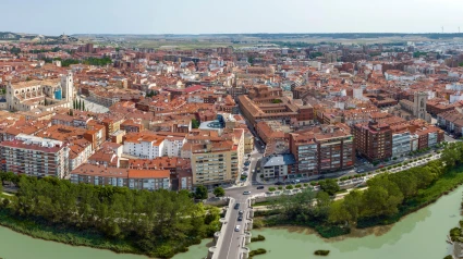 Ciudad de Palencia, vista panorámica