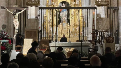 Capilla ardiente de Javier Prieto en La Colegiata de Toro