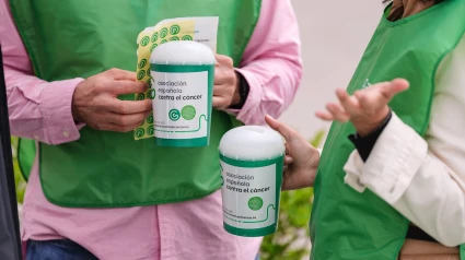 Conchi es voluntaria de la Asociación Española Contra el Cáncer en Aldemayor de San Martín