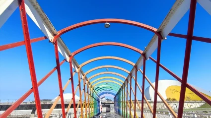 El Puente de San Sebastián, en Avilés