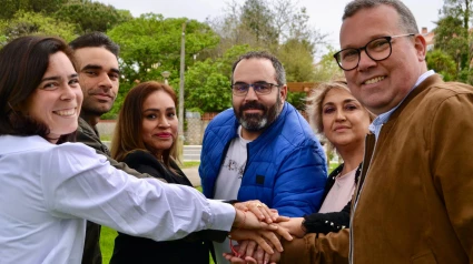 Socios y empleados de la nueva empresa de servicios
