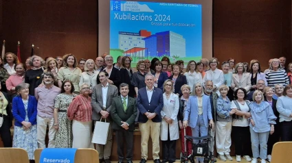 El personal jubilado a lo largo del pasado año 2024 en el Área de Ferrol