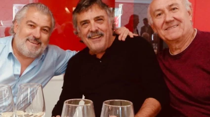 Riado junto a Higuera y Gallardo