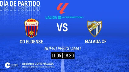 Horario y dónde ver y escuchar el Eldense-Málaga de esta tarde