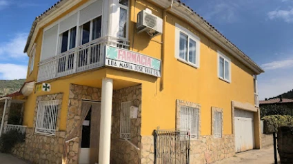 Farmacia de María José Ruiz Gil, en Marchagaz, Cáceres.