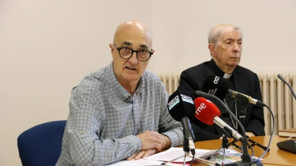 El delegat de la Xarxa d'Entitats Cristianes d'Acció Caritativa i Social del Bisbat de Lleida, Joan Carles Nicuesa,