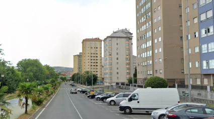 Foto de archivo de la avenida do Mar, en Caranza