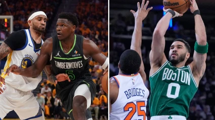 Anthony Edwards anotó 36 puntos en el triunfo de Minnesota y Tatum, 22 en la victoria de Boston.
