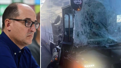 Joaquín Martínez atendió a Tiempo de Juego tras el accidente sufrido por el Cartagena