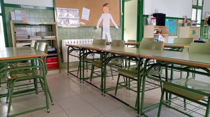 Un aula de un colegio