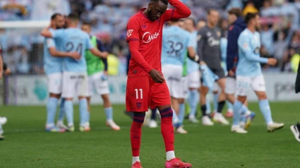 Spanish La Liga EA Sports soccer match Celta vs Sevilla at Abanca Balaidos Stadium in Vigo, Pontevedra, Spain 10 May 2025Sevilla FC / Cordon PressImages will be for editorial use only. Only for free distribution, NOT FOR SALE. Mandatory credit: ©Sevilla FC  *** Local Caption *** Imagenes solo para uso editorial. Solo para distribucion gratuita. Prohibida su ventaLa única finalidad de reproducirlas, distribuirlas y/o comunicarlas públicamente por cualquier medio con carácter exclusivamente informativo y, en particular, como información gráfica sobre los partidos del campeonato nacional de liga profesional de primera división o segunda división