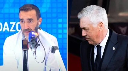 Juanma Castaño y Carlo Ancelotti