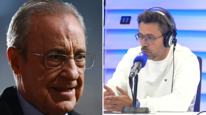 Florentino Pérez y Roberto Morales