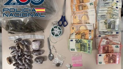Droga, dinero y efectos incautados en la provincia de Granada