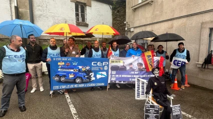 Concentración policías