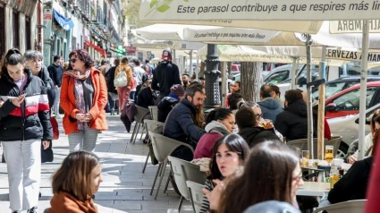 Calles llenas en Extremadura