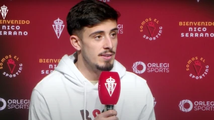 Nico Serrano en rueda de prensa.