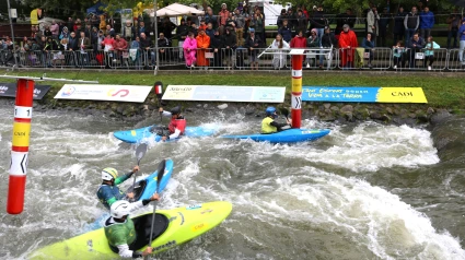 Final de la Copa del Món d'Eslàlom i Kayak Cross celebrada a la Seu d'Urgell al 2024