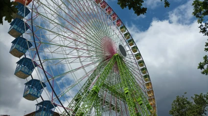 Noria de las fiestas de la Ascensión en Santiago
