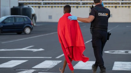 Llegada de migrantes a Fuerteventura, Canarias