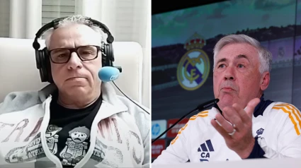 Roberto Palomar y Carlo Ancelotti