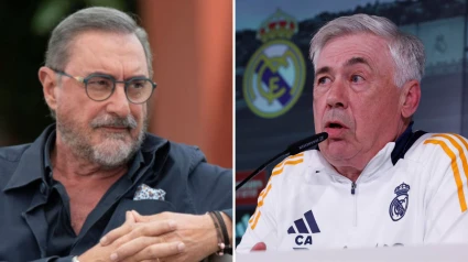 Carlos Herrera y Carlo Ancelotti