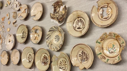 Piezas del osario de la iglesia de Ciruelos de Cervera