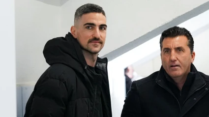 Borja López en su llegada a Ceuta