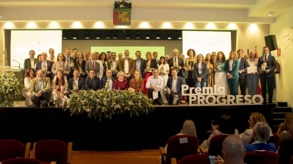 Foto de familia de los Premios Progreso