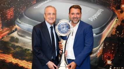 Florentino Pérez con José Tirado