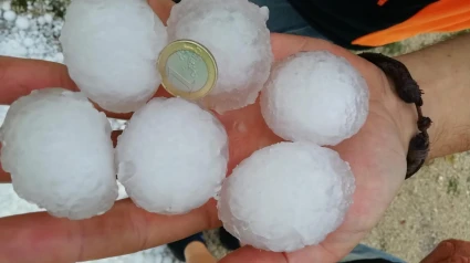 Granizo caído la pasada semana