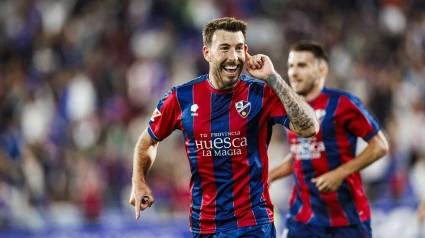 Sergi Enrich celebra un gol esta temporada