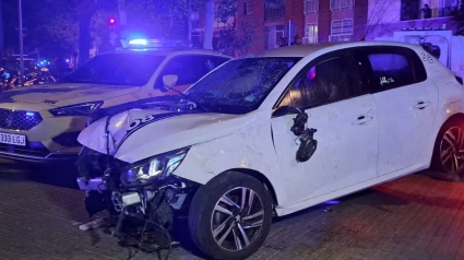 Así ha quedado el coche tras el atropello