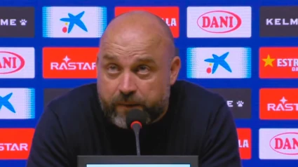 Manolo, entrenador del Espanyol, en rueda de prensa