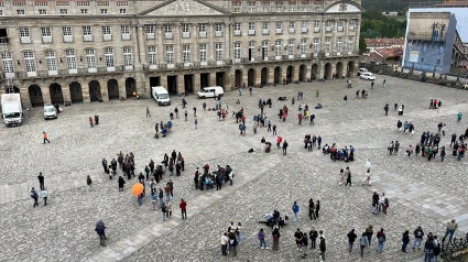 Plaza del Obradoiro en Santiago de Compostela